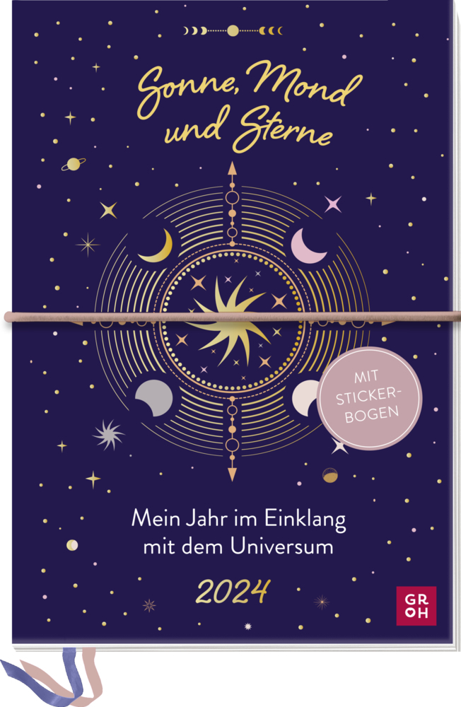 Cover: 4036442011133 | Terminplaner 2024: Sonne Mond und Sterne - Mein Jahr im Einklang...
