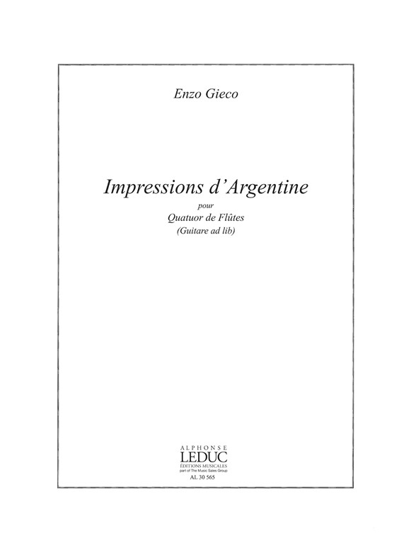 Cover: 9790046305658 | Enzo Gieco: Impressions DArgentine | Enzo Gieco | Buch