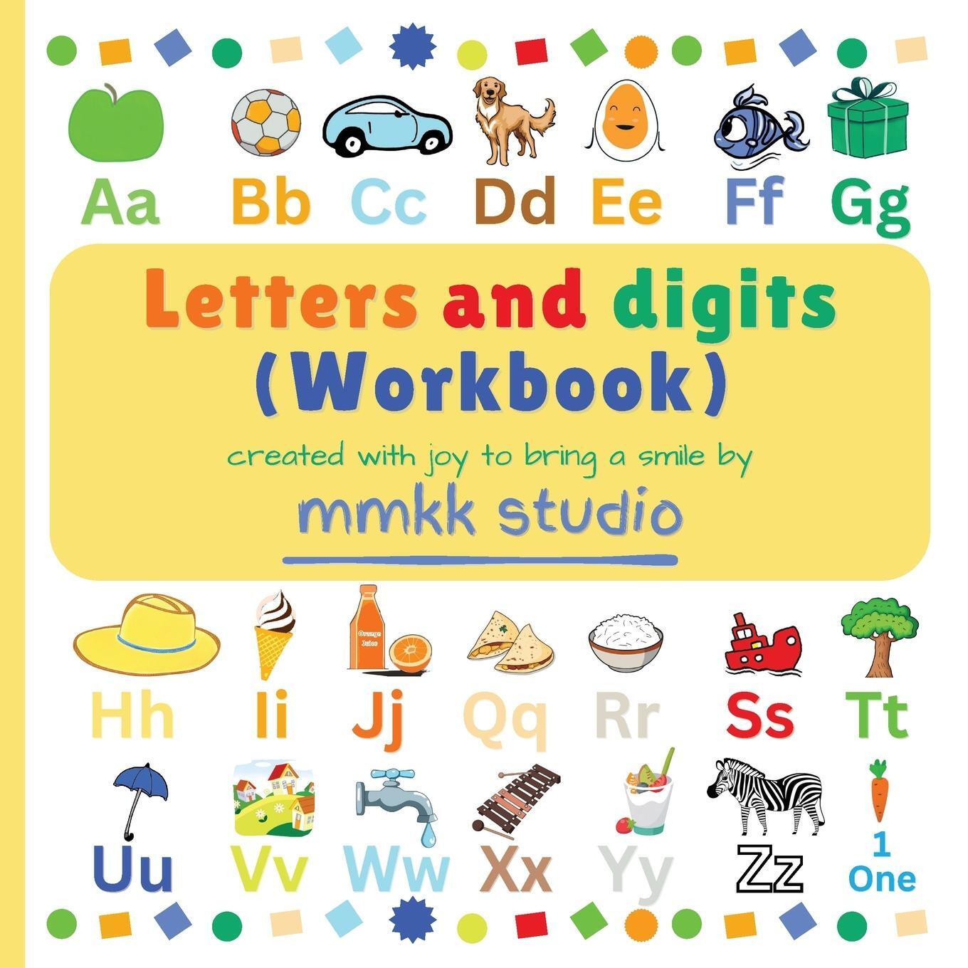 Cover: 9788396829627 | Letters and digits (Workbook) | Mmkk Studio | Taschenbuch | Paperback