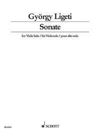 Cover: 9783795797409 | SONATE | für Viola solo.Viola. | György Ligeti | Buch | 32 S. | 2001