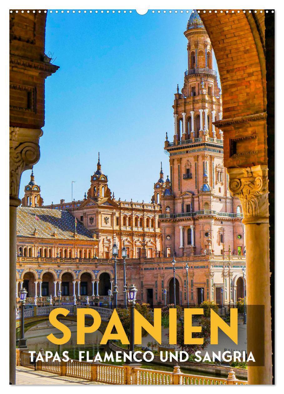 Cover: 9783675913998 | Spanien - Tapas, Flamenco und Sangria (Wandkalender 2024 DIN A2...