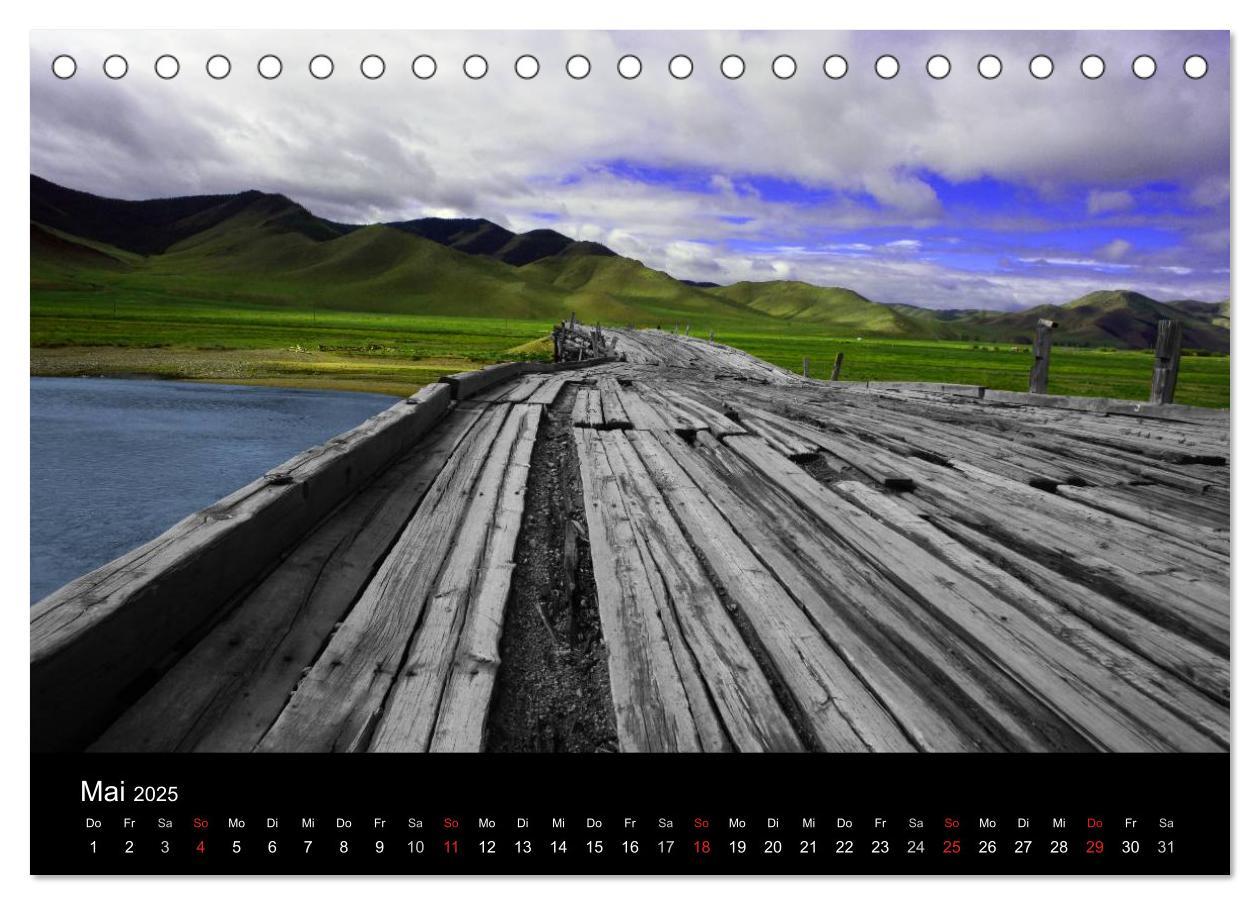 Bild: 9783435718368 | Einsame Mongolei (Tischkalender 2025 DIN A5 quer), CALVENDO...