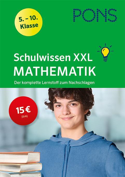 Cover: 9783125625853 | PONS Schulwissen XXL Mathematik 5.-10. Klasse | Taschenbuch | Deutsch
