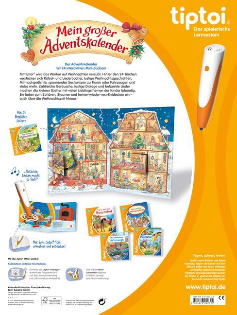 Bild: 9783473492329 | tiptoi® Mein großer Adventskalender | Sandra Grimm | Kalender