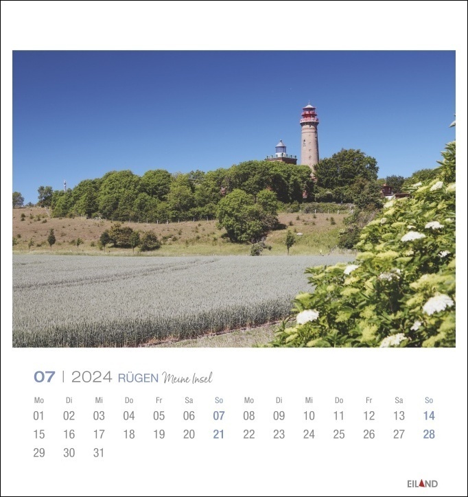 Bild: 9783964022851 | Rügen Postkartenkalender 2024. Impressionen der größten deutschen...