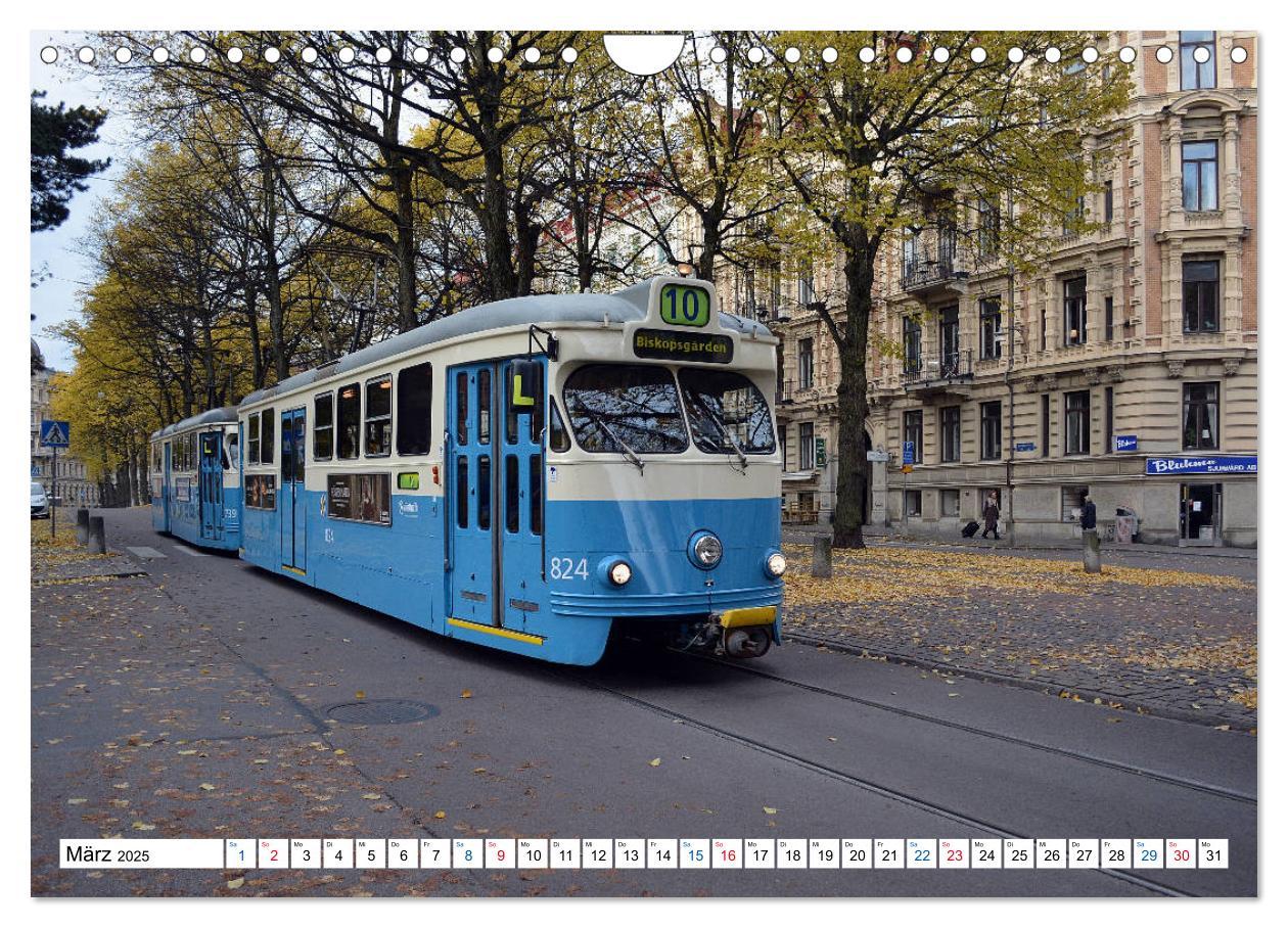 Bild: 9783435332519 | Die Göteborger Straßenbahn (Wandkalender 2025 DIN A4 quer),...