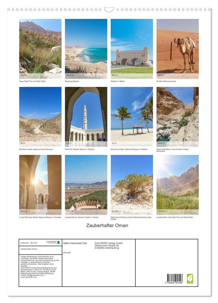 Bild: 9783435957248 | Zauberhafter Oman (Wandkalender 2025 DIN A2 hoch), CALVENDO...