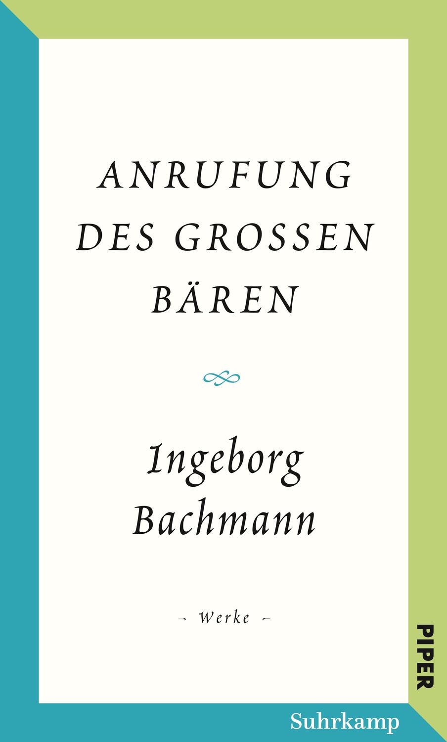 Cover: 9783518426050 | Salzburger Bachmann Edition | Ingeborg Bachmann | Buch | Deutsch