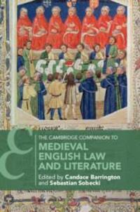 Cover: 9781316632345 | The Cambridge Companion to Medieval English Law and Literature | Buch
