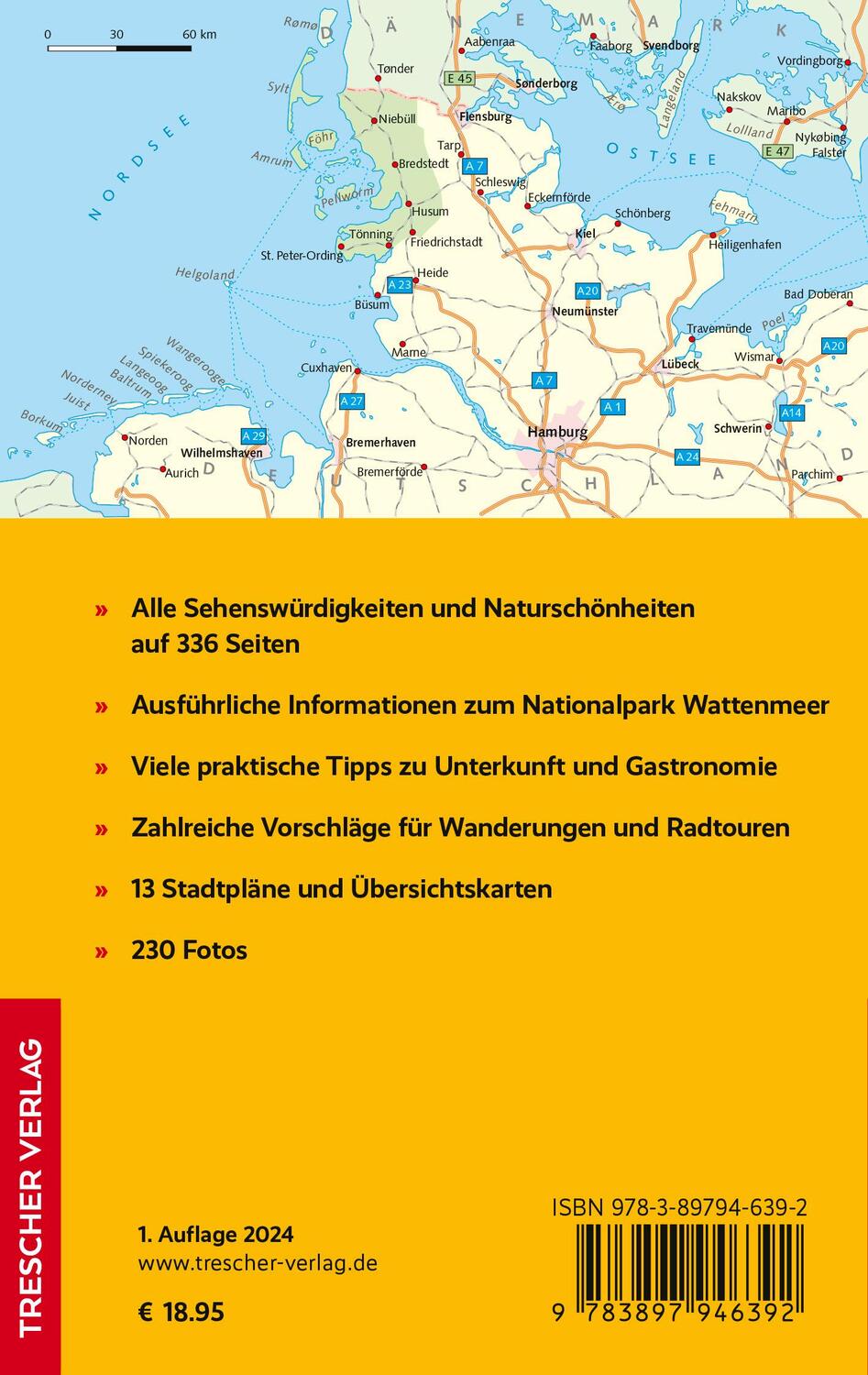 Rückseite: 9783897946392 | TRESCHER Reiseführer Nordfriesland | Bürte Lachenmann | Taschenbuch