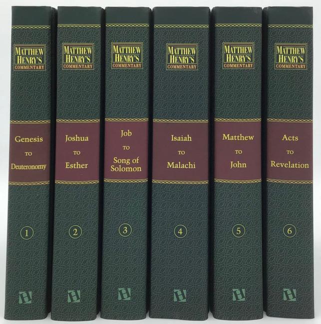 Cover: 9781598564365 | Matthew Henry's Commentary on the Whole Bible, Complete 6-Volume Set