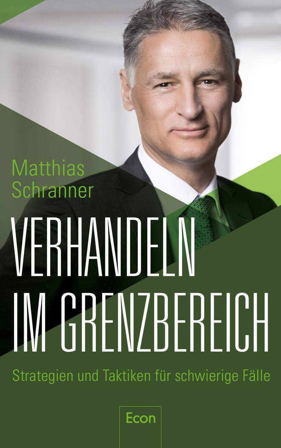 Cover: 9783430180689 | Verhandeln im Grenzbereich | Matthias Schranner | Taschenbuch | 256 S.