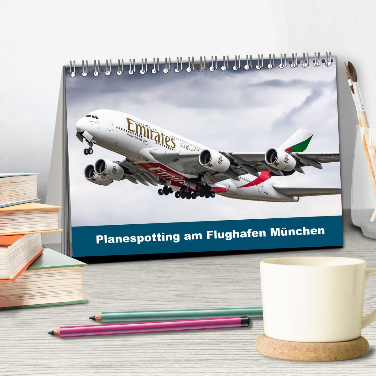 Bild: 9783435173211 | Planespotting am Flughafen München (Tischkalender 2025 DIN A5...