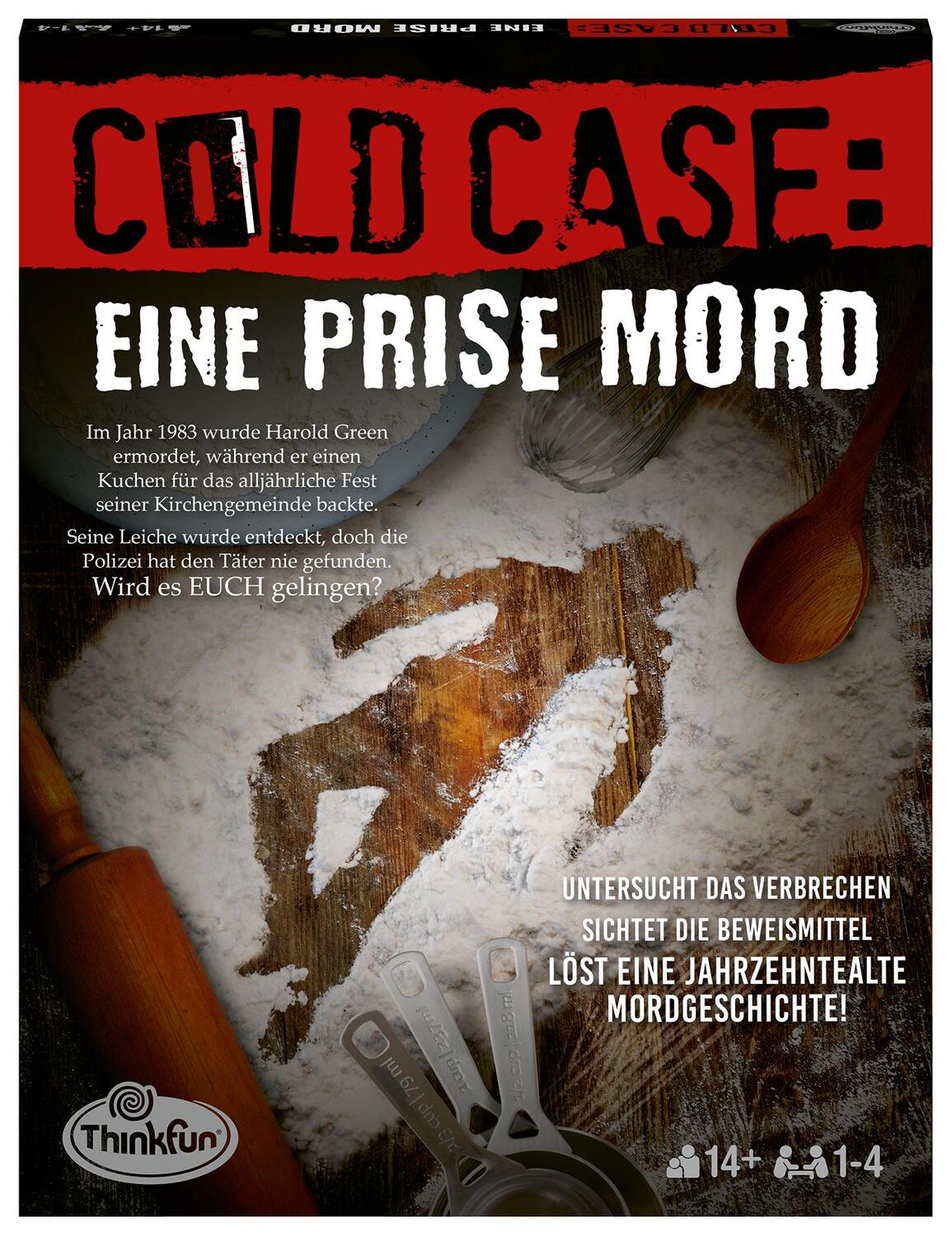 Cover: 4005556764655 | ThinkFun - 76465 - Cold Case: Eine Prise Mord. Der zweite Cold Case...