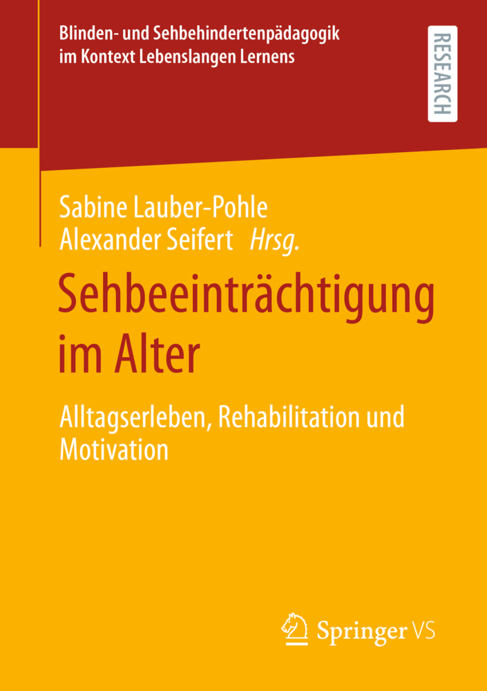 Cover: 9783658323011 | Sehbeeinträchtigung im Alter | Sabine Lauber-Pohle (u. a.) | Buch