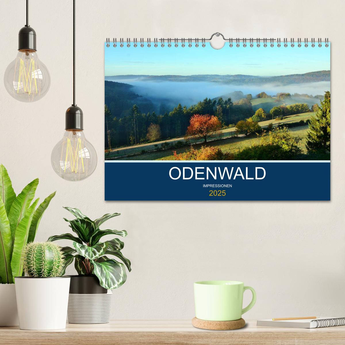 Bild: 9783435379514 | Odenwald - Impressionen (Wandkalender 2025 DIN A4 quer), CALVENDO...