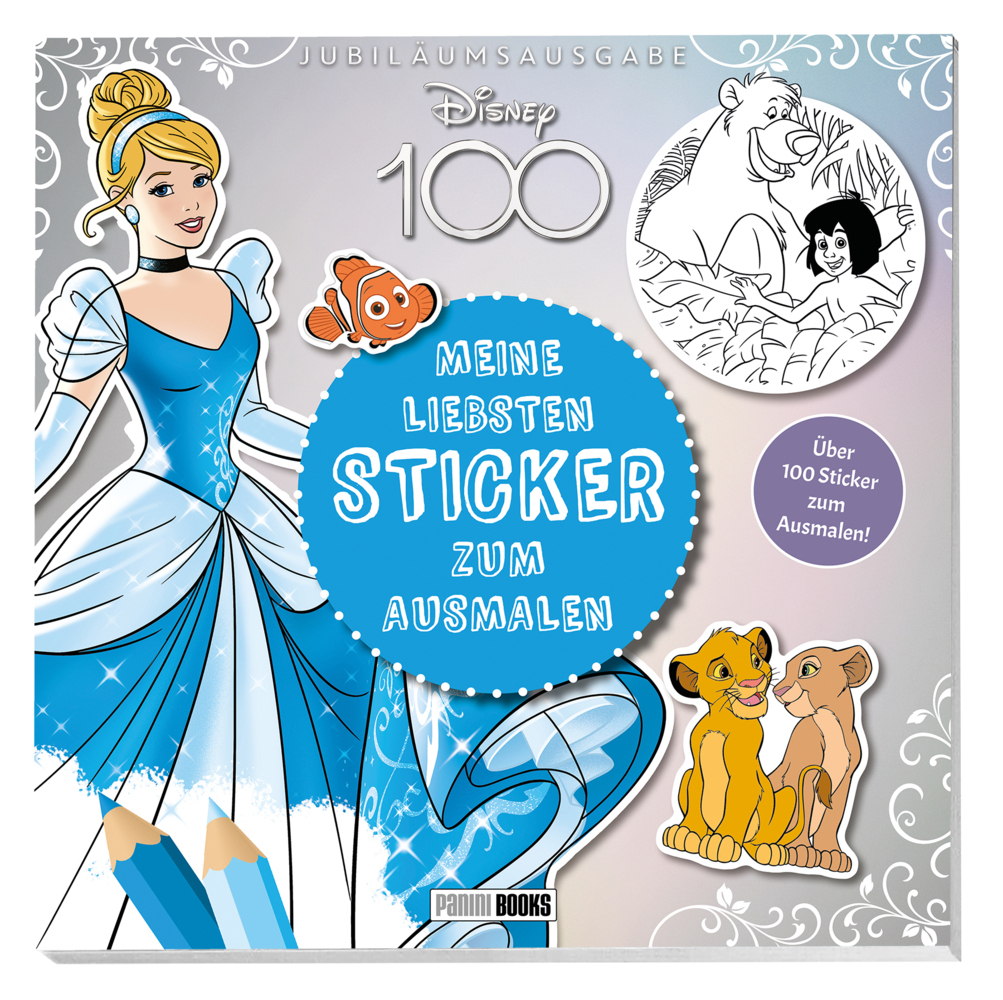 Cover: 9783833243165 | Disney 100: Meine liebsten Sticker zum Ausmalen | Panini | Taschenbuch