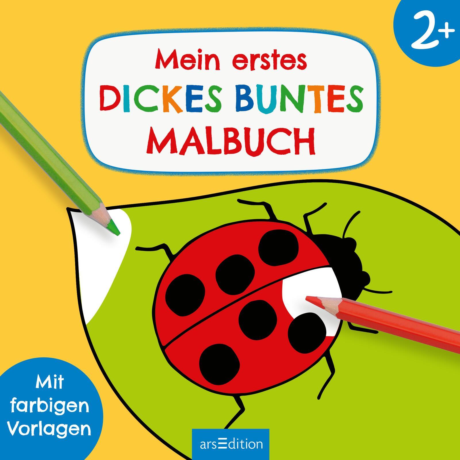 Bild: 9783845829975 | Mein erstes dickes buntes Malbuch ab 2 | Mit farbigen Vorlagen | Buch