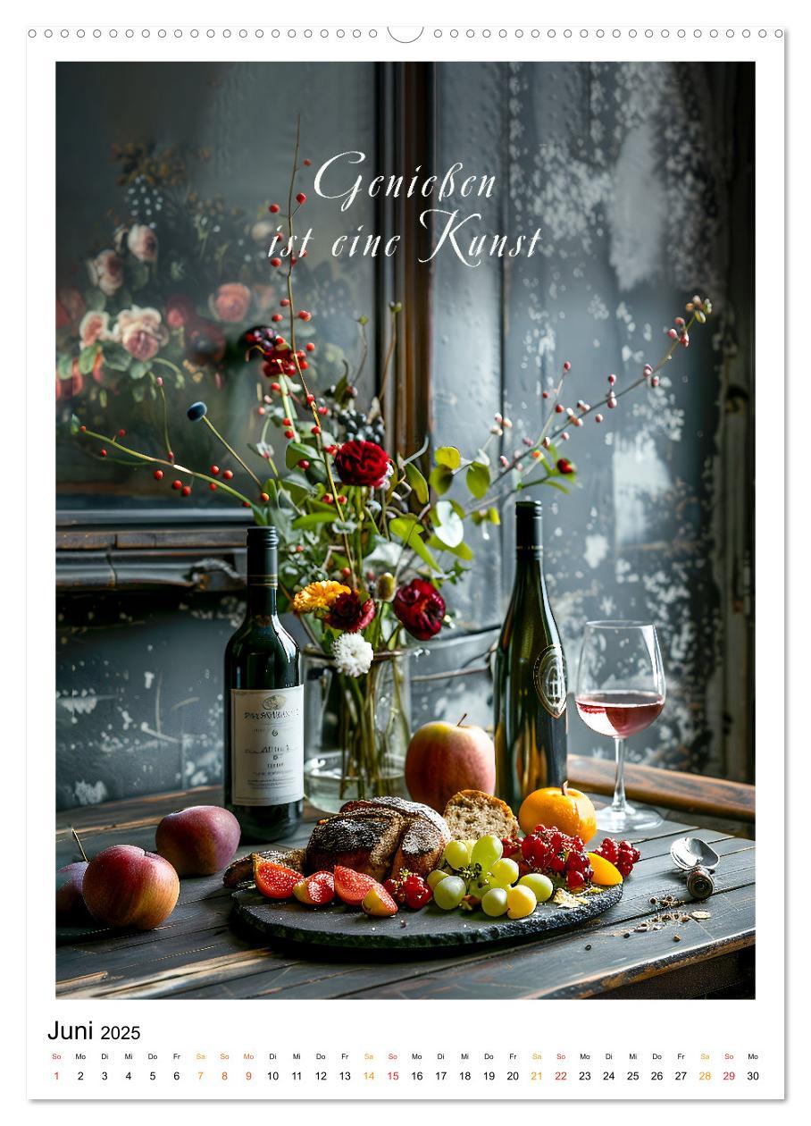 Bild: 9783457199275 | Coole Sprüche für Gourmets (hochwertiger Premium Wandkalender 2025...