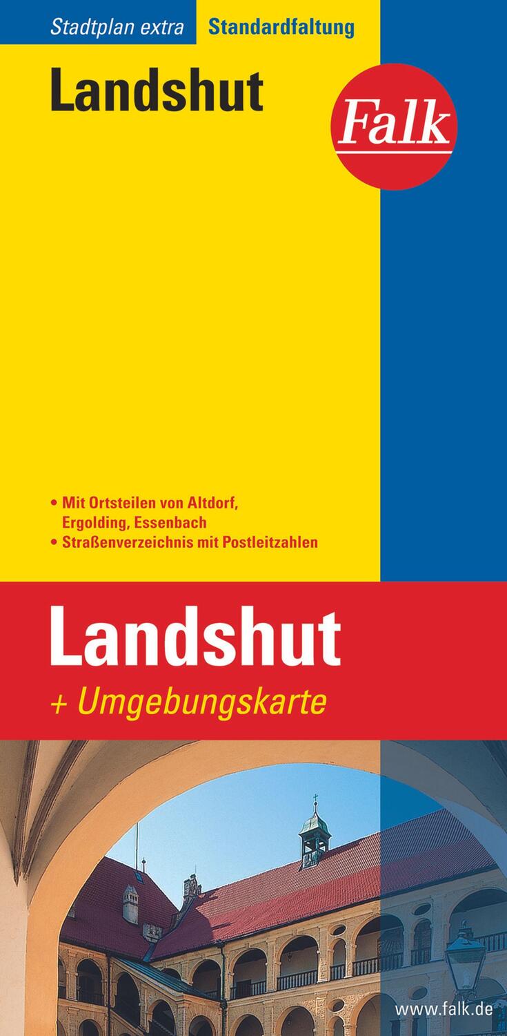 Cover: 9783827924230 | Falk Stadtplan Extra Standardfaltung Landshut 1 : 17 500 | Deutsch