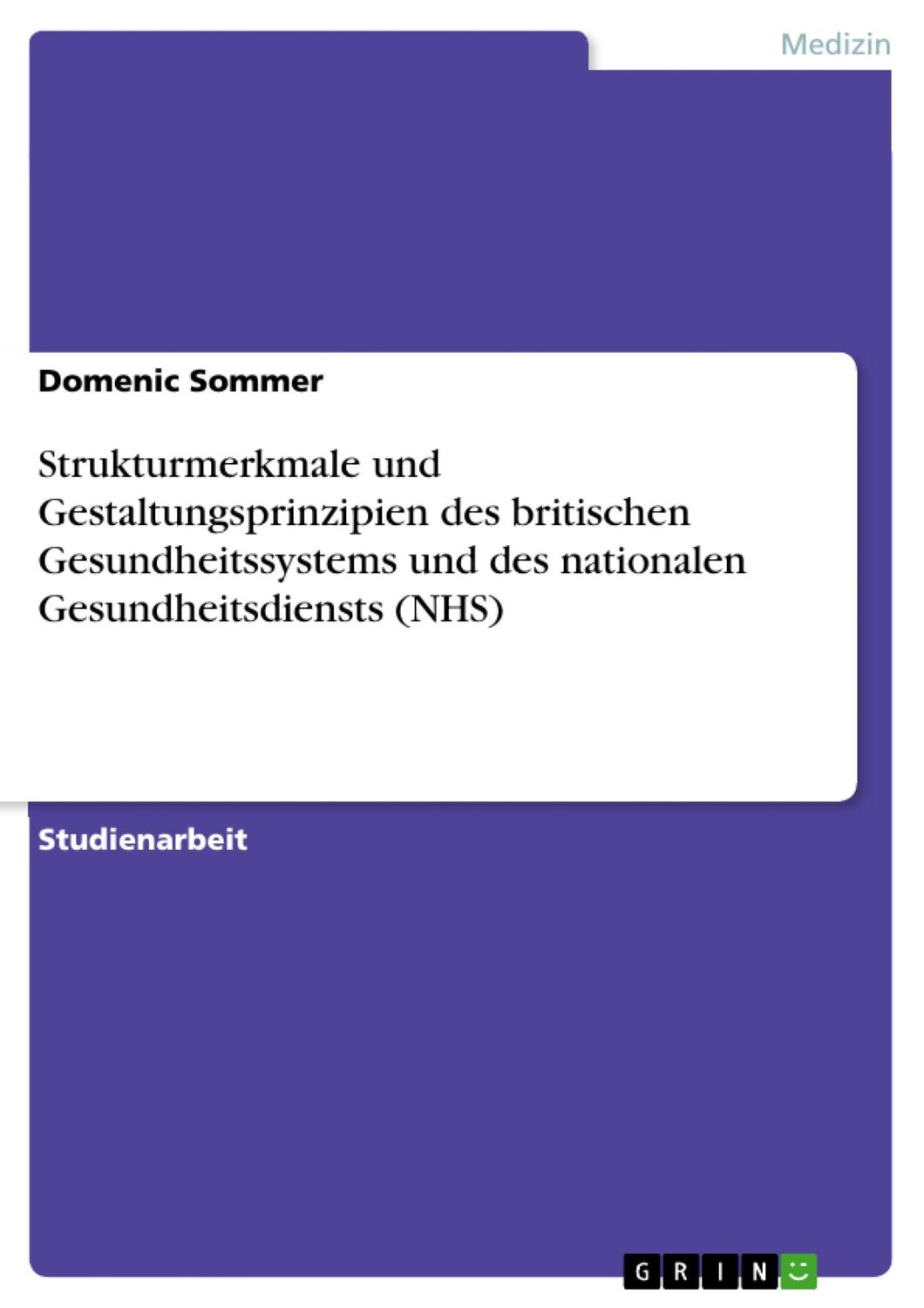 Cover: 9783668218598 | Strukturmerkmale und Gestaltungsprinzipien des britischen...