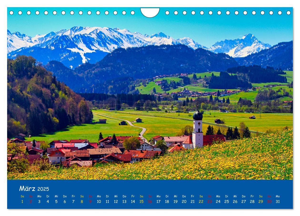 Bild: 9783435066513 | Allgäu Liebe (Wandkalender 2025 DIN A4 quer), CALVENDO Monatskalender