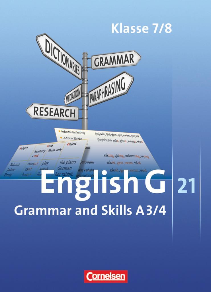 Cover: 9783060310258 | English G 21. Ausgabe A 3 und A 4. Grammar and Skills | Sabine Tudan