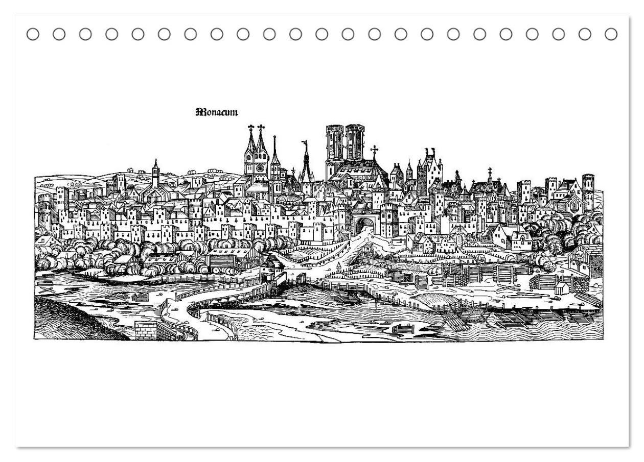 Bild: 9783435305827 | Schedelsche Weltchronik Deutsche Städte 1493 (Tischkalender 2025...