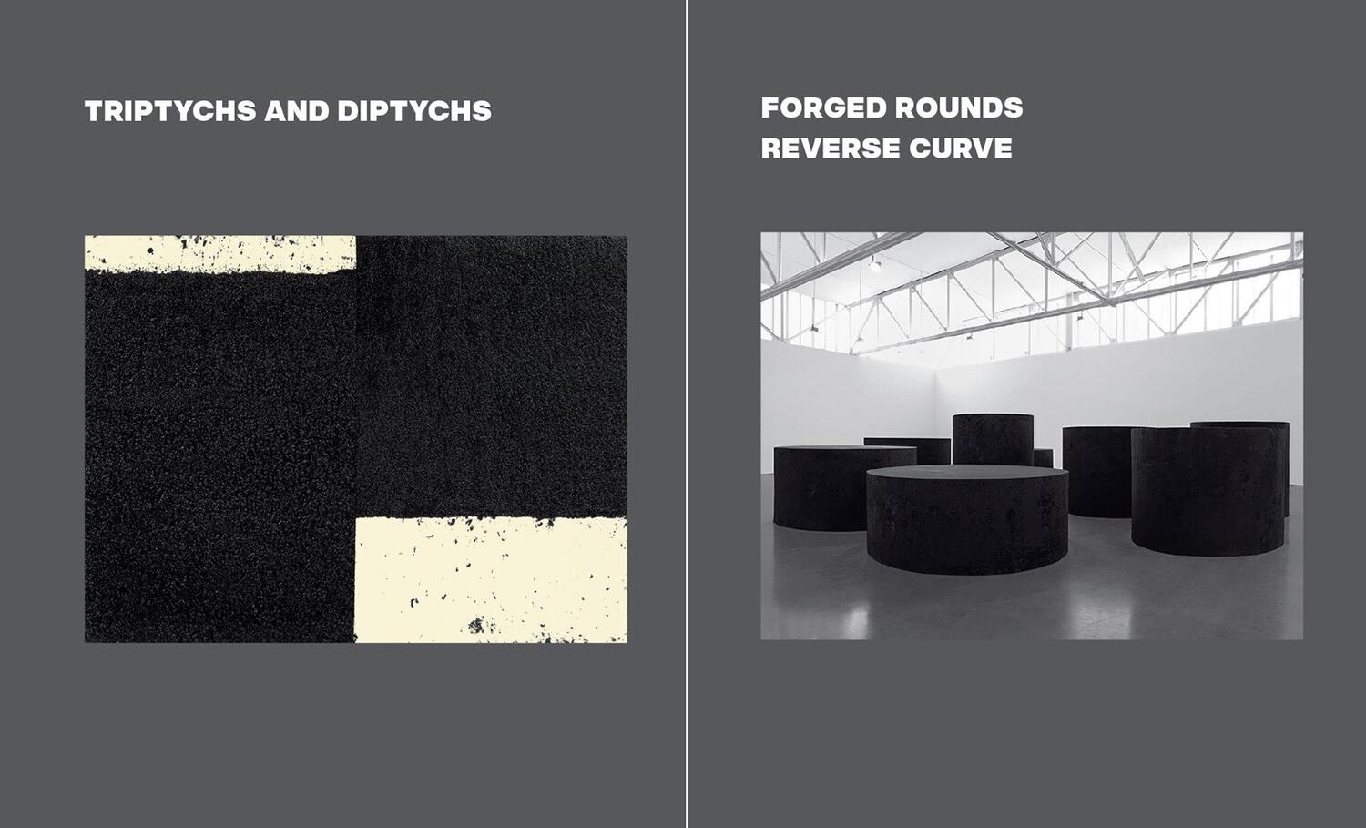 Cover: 9780847869404 | Richard Serra | Triptychs and Diptychs, Forged Rounds, Reverse Curve