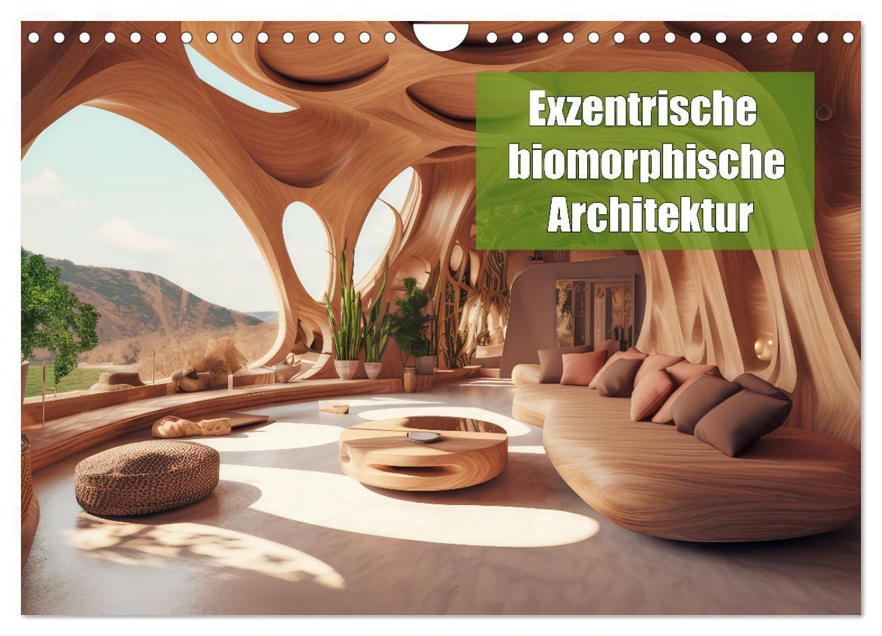 Cover: 9783383641800 | Exzentrische biomorphe Architektur (Wandkalender 2024 DIN A4 quer),...