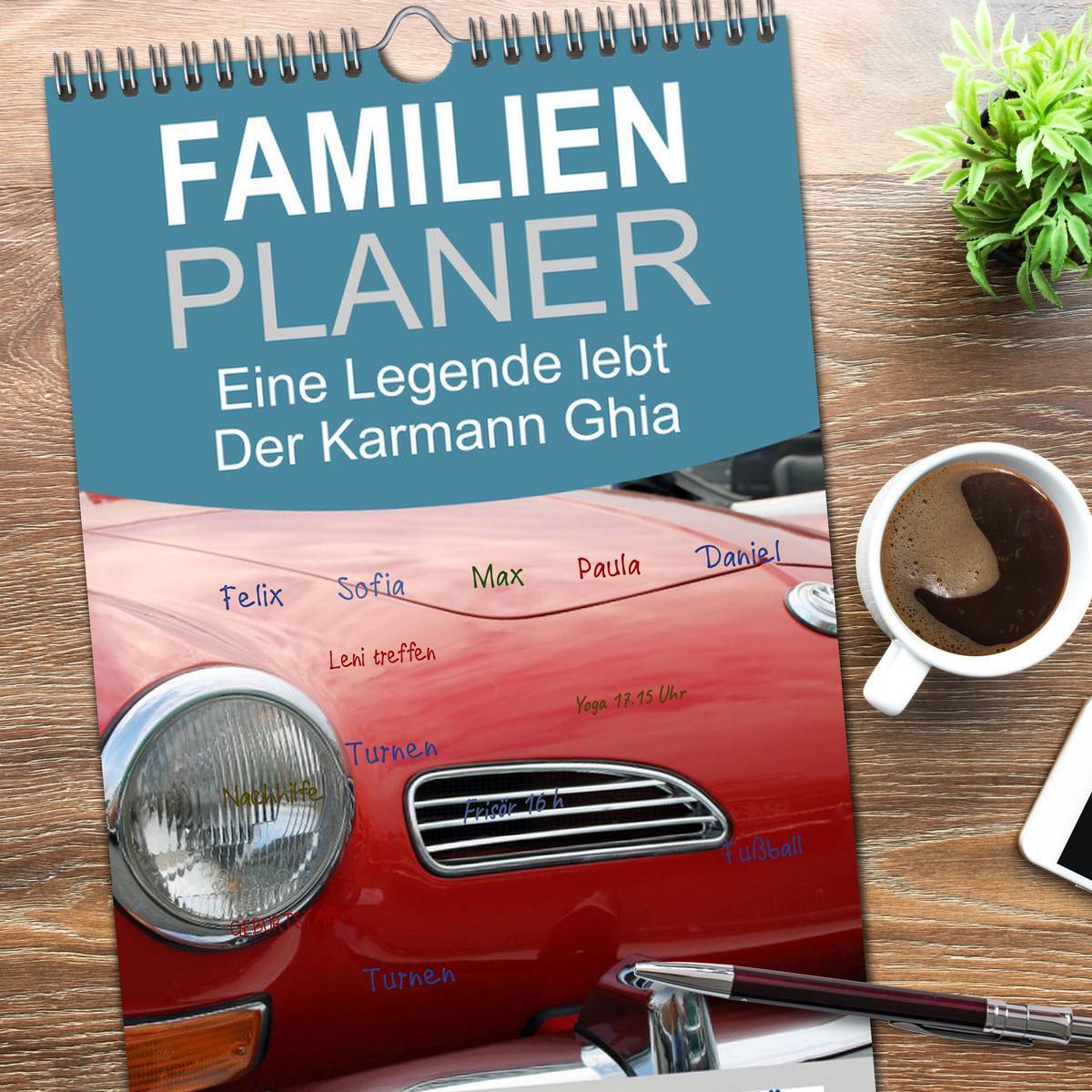 Bild: 9783457112465 | Familienplaner 2025 - Eine Legende lebt. Der Karmann-Ghia mit 5...