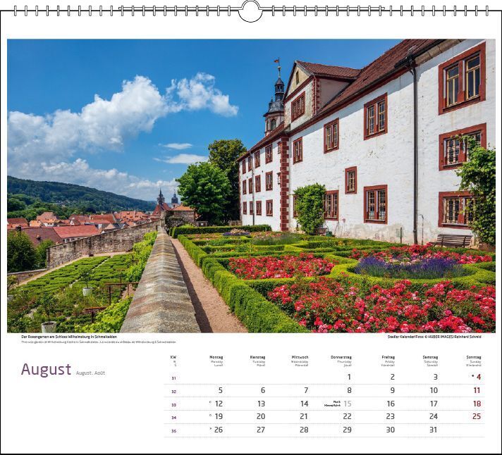 Bild: 9783861923190 | Malerisches Thüringen 2024 | verschiedene | Kalender | Spiralbindung