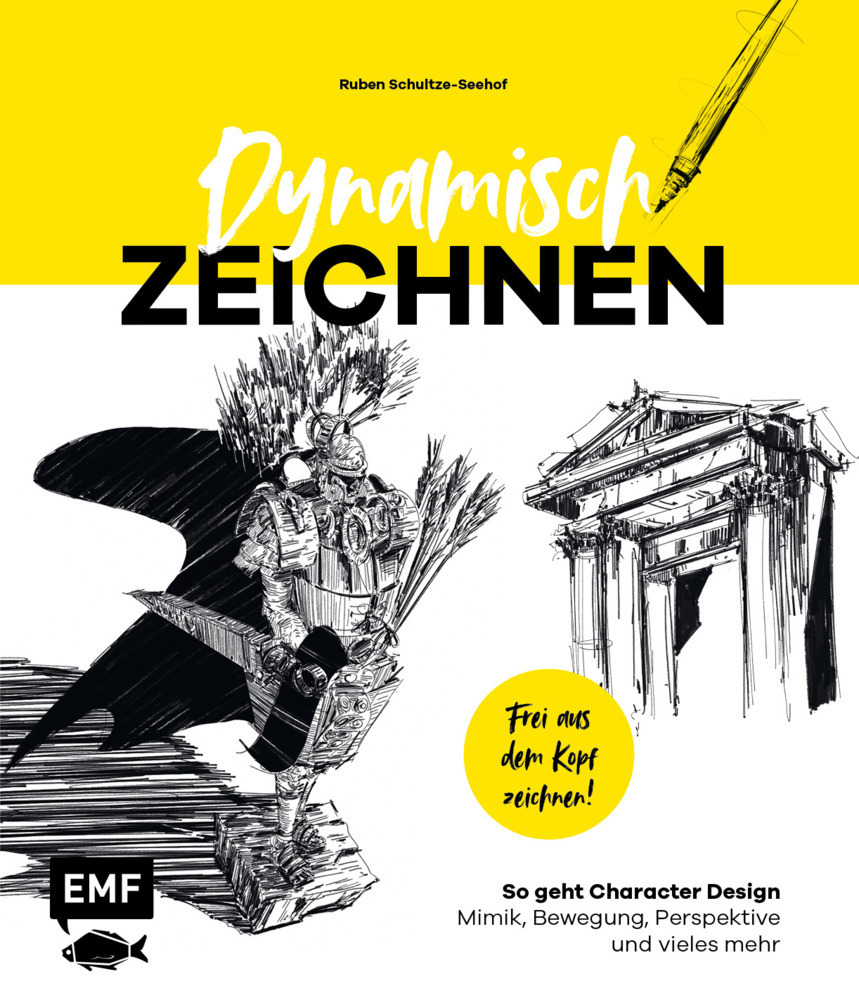 Cover: 9783745906721 | Dynamisch zeichnen - Frei aus dem Kopf skizzieren | Schultze-Seehof