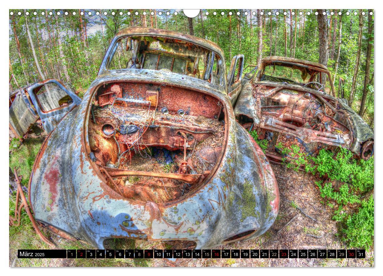 Bild: 9783383938795 | Autofriedhof Ryd (Wandkalender 2025 DIN A3 quer), CALVENDO...