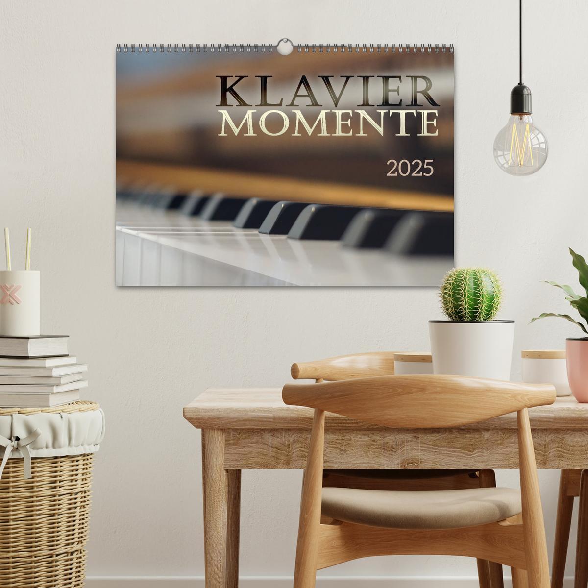 Bild: 9783383924408 | Klavier Momente (Wandkalender 2025 DIN A3 quer), CALVENDO...