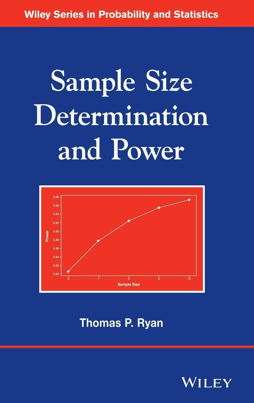 Cover: 9781118437605 | Sample Size Determination and Power | Thomas P. Ryan | Buch | 400 S.