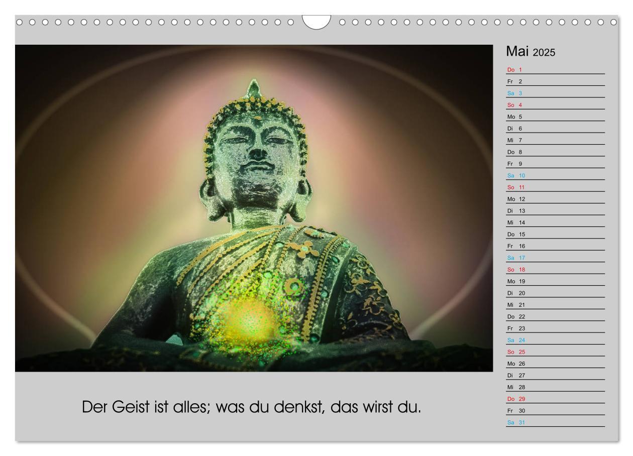 Bild: 9783435301690 | Lebenskraft Buddha (Wandkalender 2025 DIN A3 quer), CALVENDO...