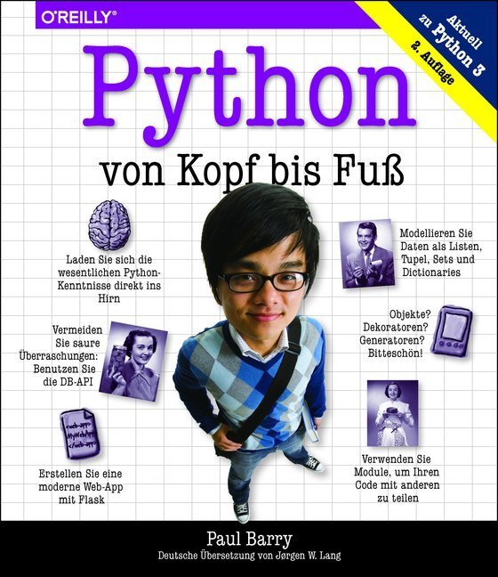 Cover: 9783960090359 | Python von Kopf bis Fuß | Aktuell zu Python 3 | Paul Barry | Buch