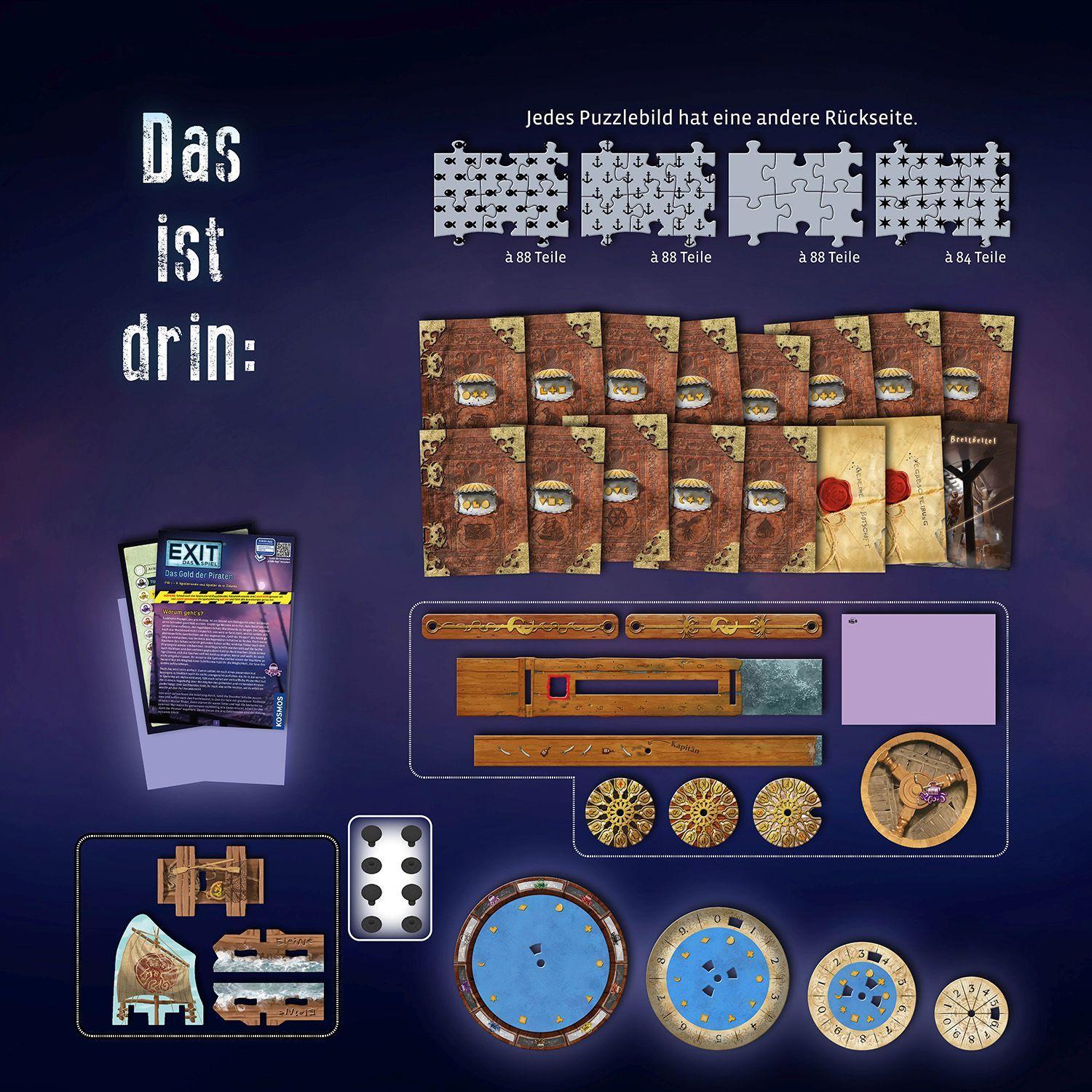 Bild: 4002051683108 | EXIT®-Das Spiel+Puzzle Das Gold der Piraten | Markus Brand Inka Brand