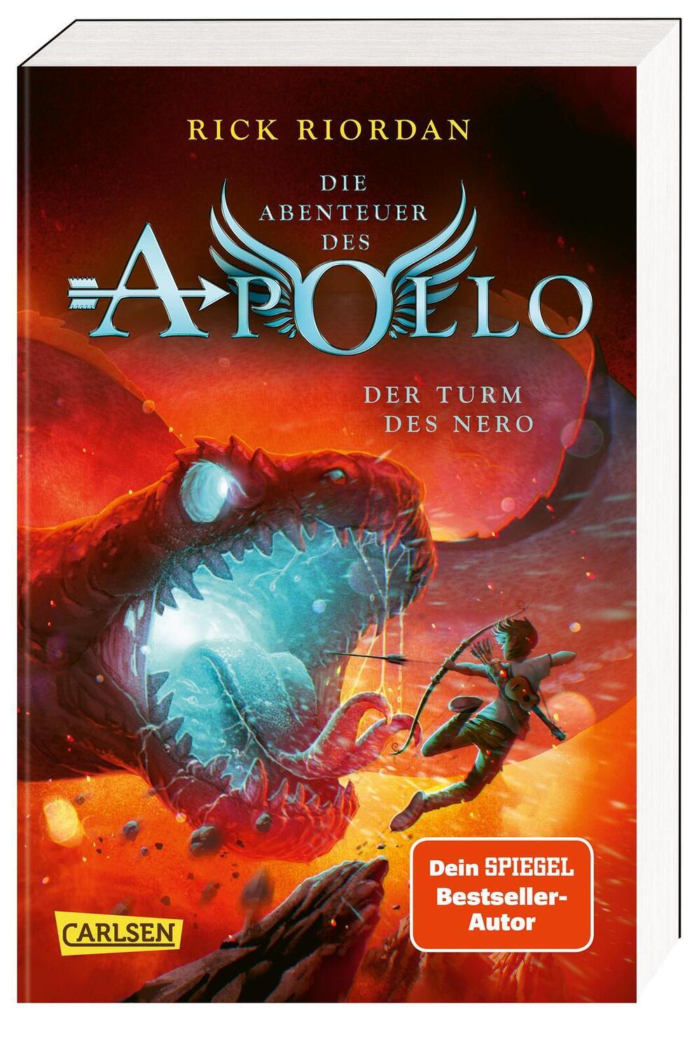 Cover: 9783551321206 | Die Abenteuer des Apollo 5: Der Turm des Nero | Rick Riordan | Buch
