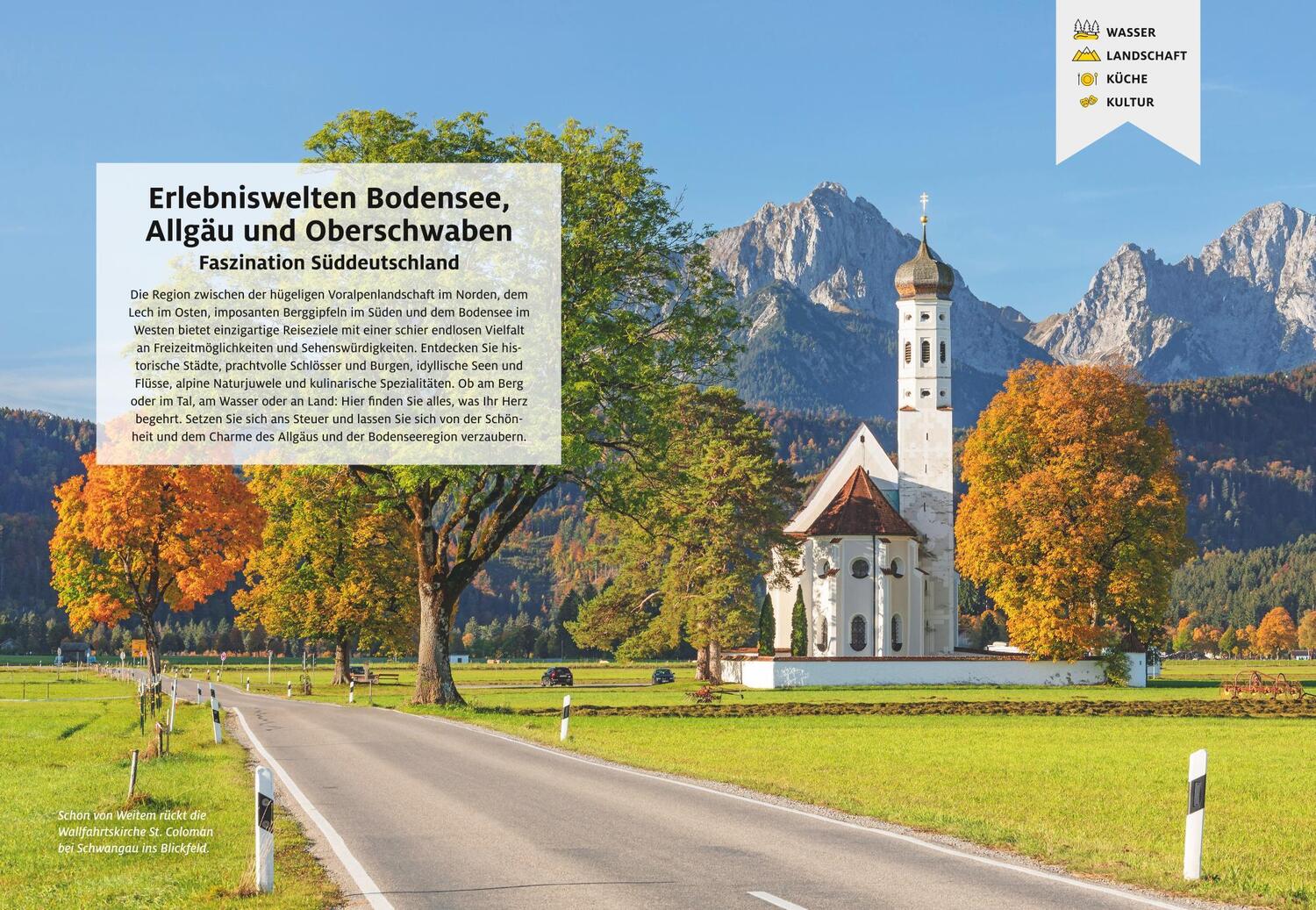 Bild: 9783986451134 | ADAC Roadtrips - Bodensee, Allgäu und Oberschwaben | Taschenbuch