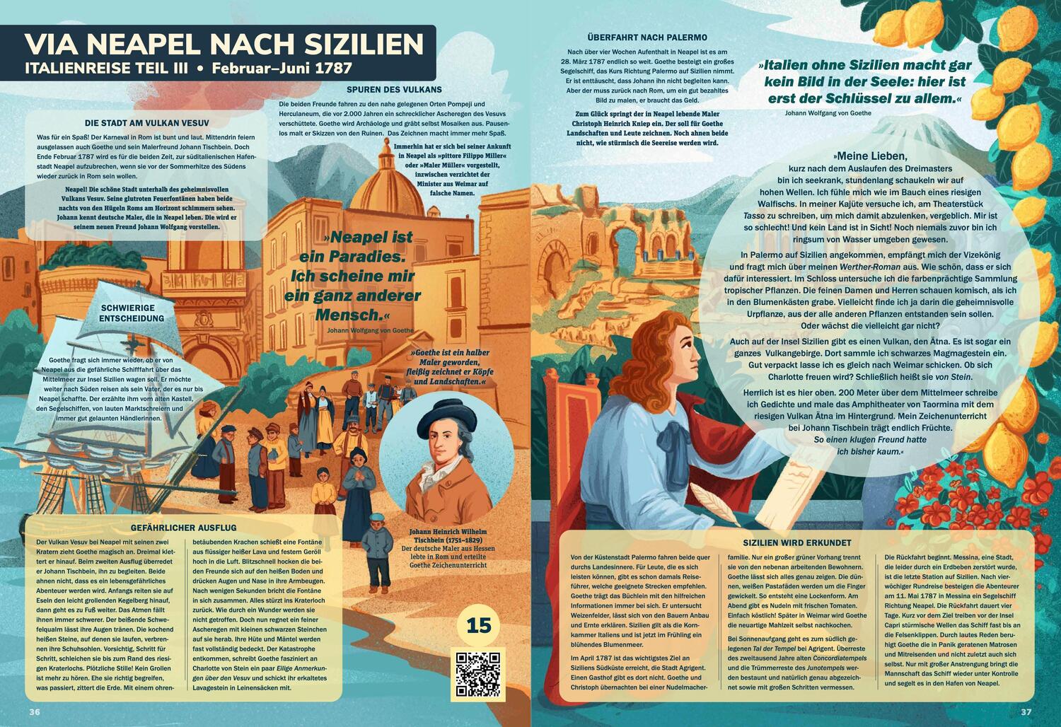 Bild: 9783985873258 | Das große Goethe-Buch. Ein Wissensabenteuer über Johann Wolfgang...