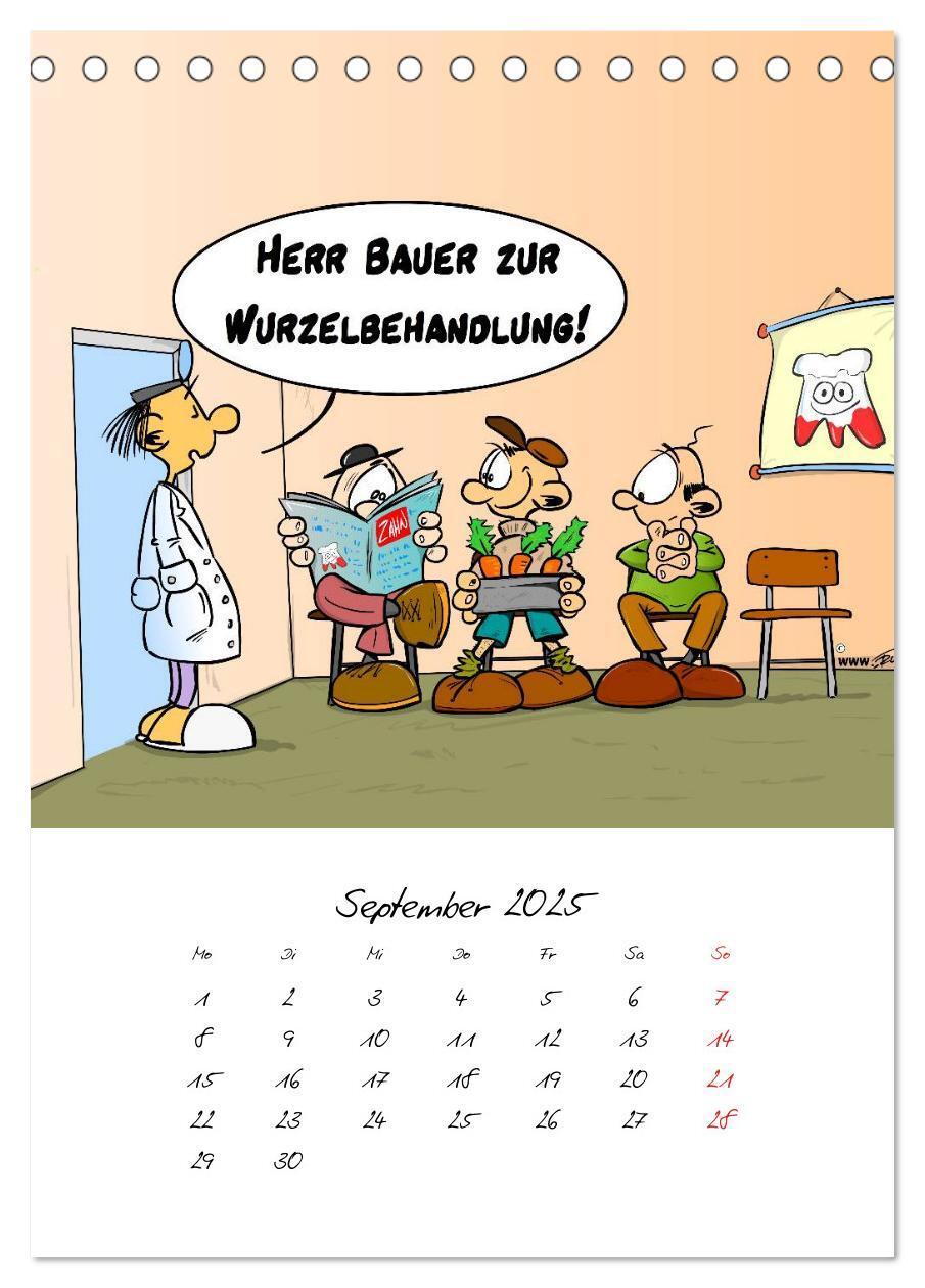 Bild: 9783457045312 | Trumix Cartoons - Gesundheit (Tischkalender 2025 DIN A5 hoch),...