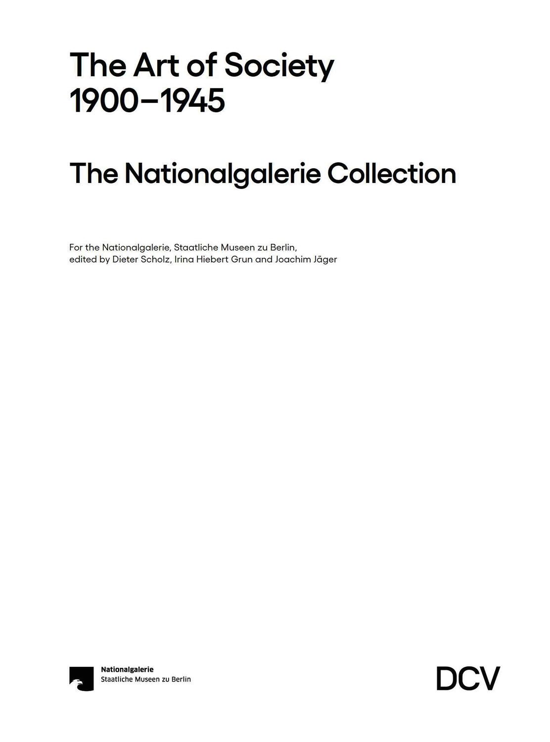 Bild: 9783969120347 | The Art of Society 1900-1945 | Dieter Scholz (u. a.) | Taschenbuch