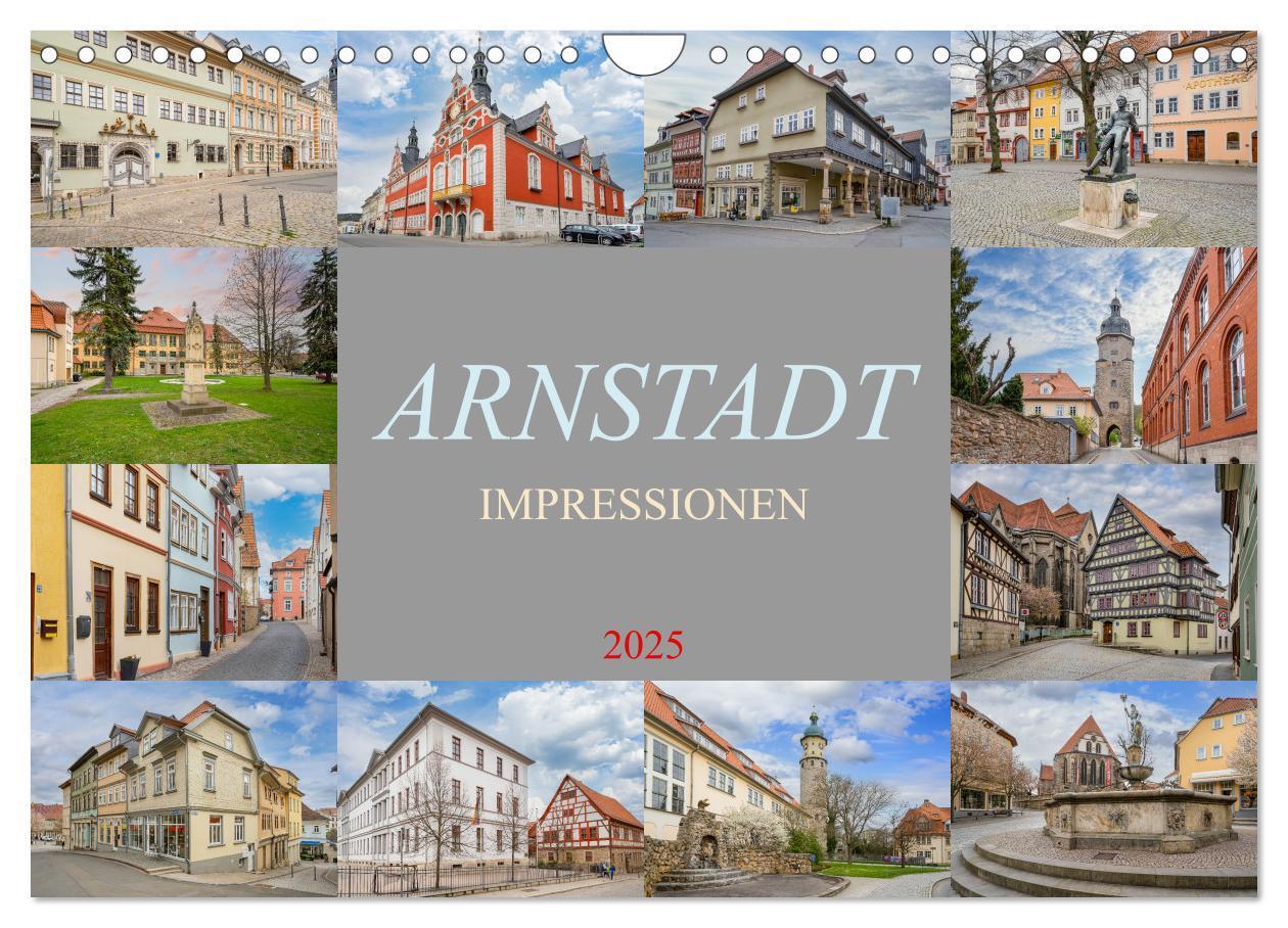 Cover: 9783383831737 | Arnstadt Impressionen (Wandkalender 2025 DIN A4 quer), CALVENDO...