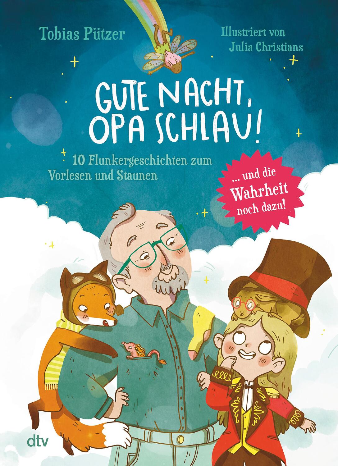 Cover: 9783423764063 | Gute Nacht, Opa Schlau - 10 Flunkergeschichten zum Vorlesen und...