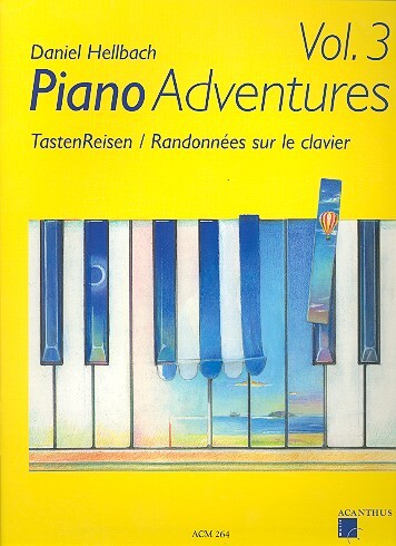 Cover: 9990051767261 | Piano Adventures 3 | Tastenreisen, Noten | Daniel Hellbach | Broschüre