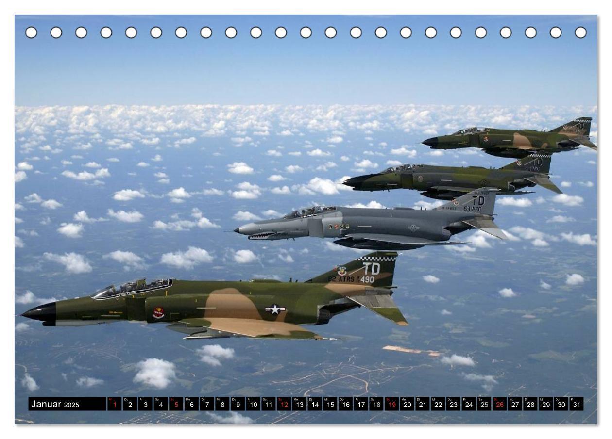 Bild: 9783435727018 | Kampfjets ¿ U.S. Aircraft (Tischkalender 2025 DIN A5 quer),...