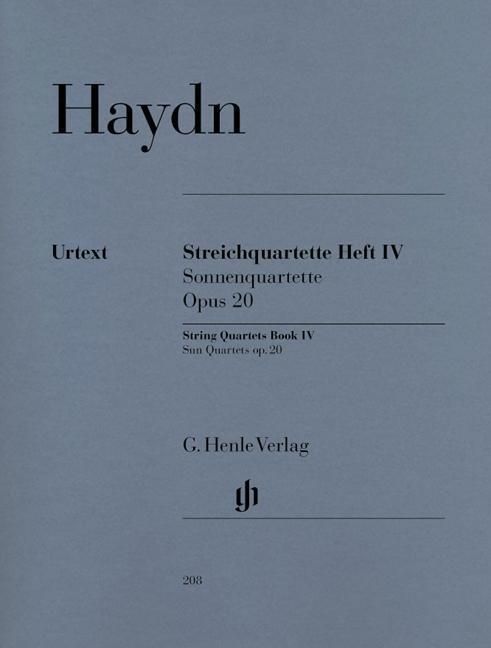 Cover: 9790201802084 | String Quartets Book IV - Sun Quartets Op. 20 | Joseph Haydn | Buch