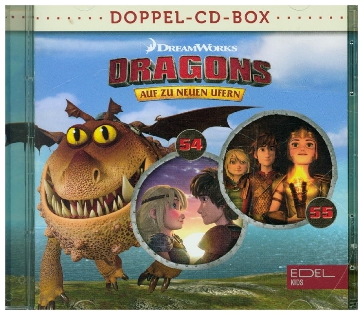 Cover: 4029759156086 | Dragons - Auf zu neuen Ufern - Doppel-Box. Tl.54-55, 2 Audio-CD | CD